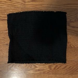 simple black tube top